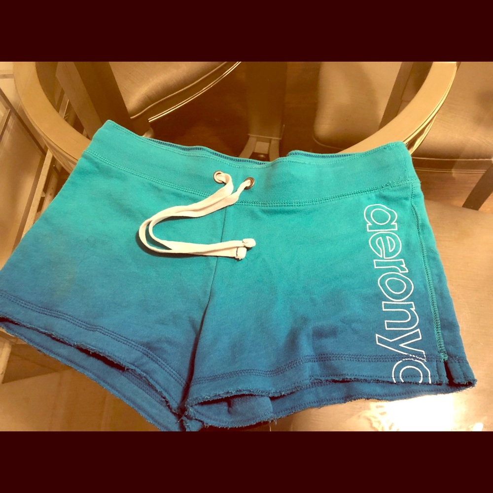 Ombre teal/blue shorts brand new never worn perfect condition.